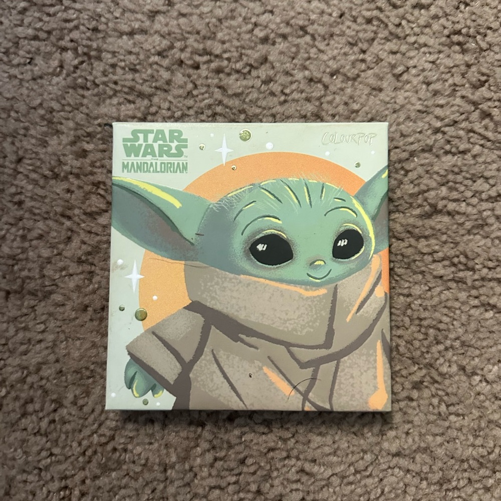 Lightly Used ColourPop Mandalorian Child Eyeshadow Palette